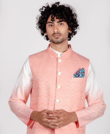 Pink Nehru Jacket